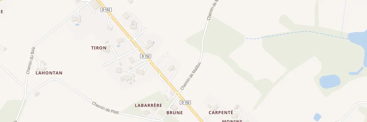 Plan du 396 Rte de Saint Griede à Lanne-Soubiran