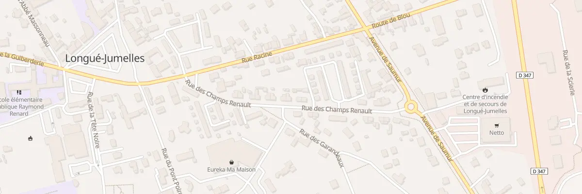 Plan du 11 Rue des Champs-Renault à Longué-Jumelles