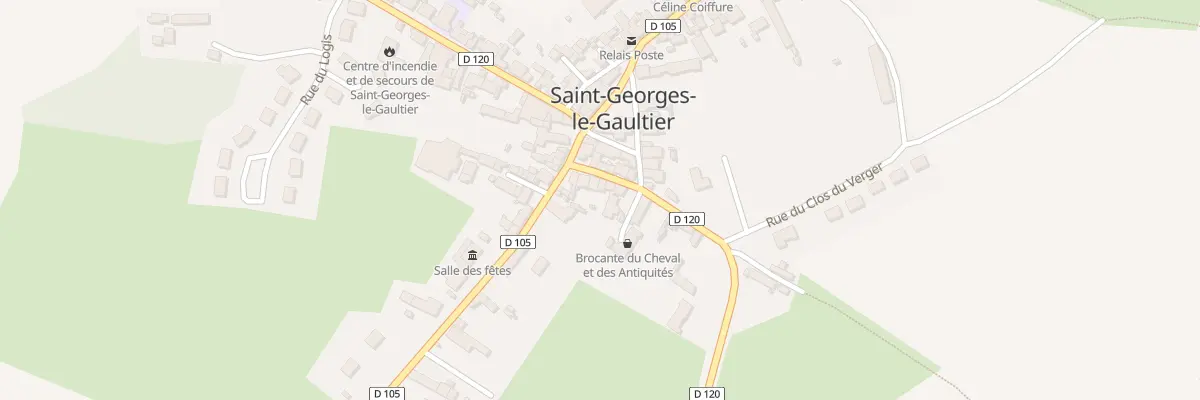 Plan du 8 Rue des Lavandieres à Saint-Georges-le-Gaultier