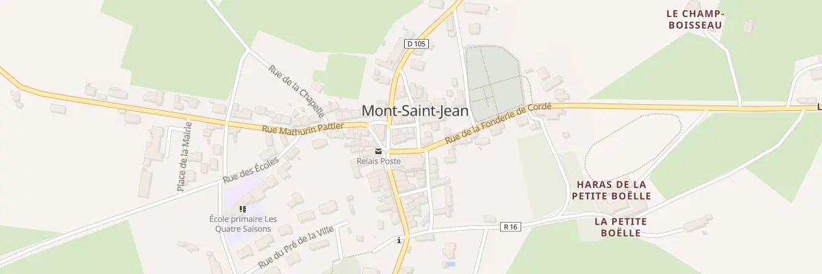 Plan du 1 Rue de la Bascule à Mont-Saint-Jean