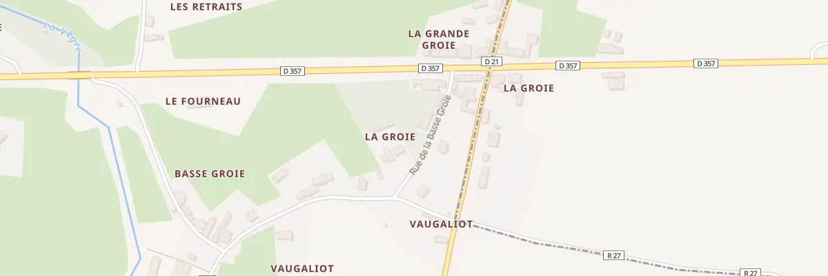 Plan du 3 Basse Groie à Chassillé