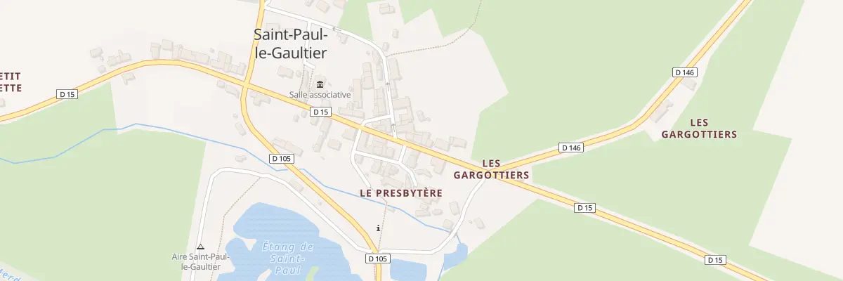 Plan du 5 Rue de Fresnay sur Sarthe à Saint-Paul-le-Gaultier