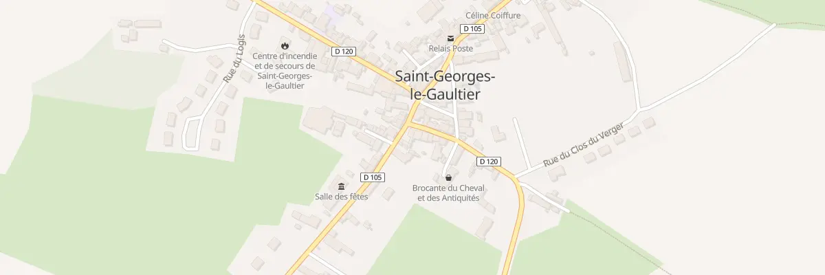 Plan du 2 Rue des Lavandieres à Saint-Georges-le-Gaultier