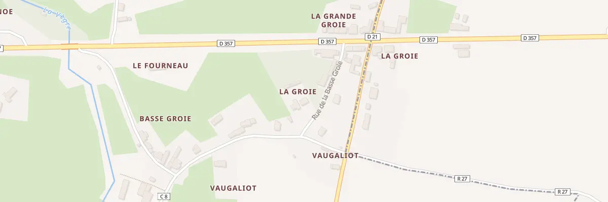 Plan du 5 Rue de la Basse Groie à Chassillé