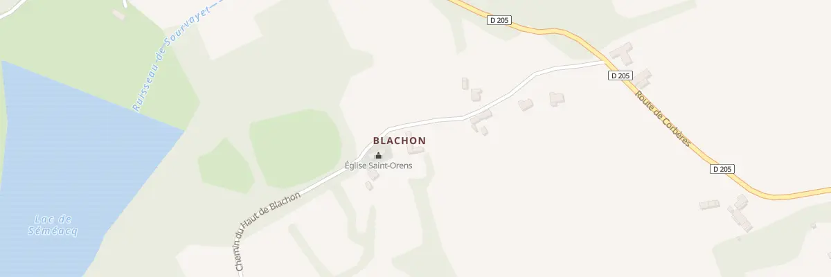 Plan du 7 Che Haut Blachon à Séméacq-Blachon