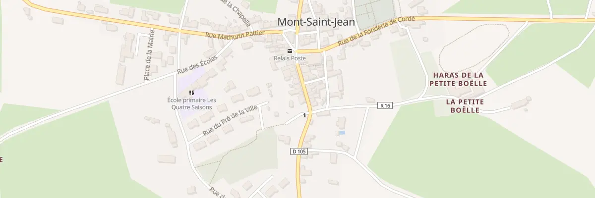 Plan du 16 Rue de la Liberation à Mont-Saint-Jean