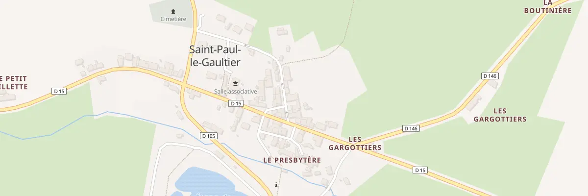 Plan du 6 Rue du Puits à Saint-Paul-le-Gaultier