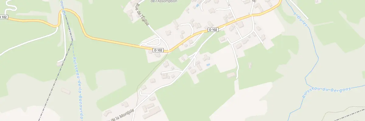 Plan du 4 Che de Bagnestou à Ouzous