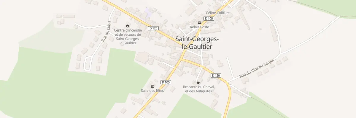 Plan du 8 Rue Sainte Anne à Saint-Georges-le-Gaultier