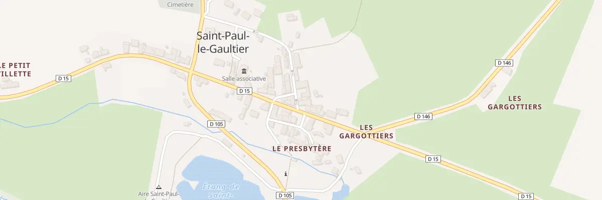 Plan du 2 Rue du Puits à Saint-Paul-le-Gaultier