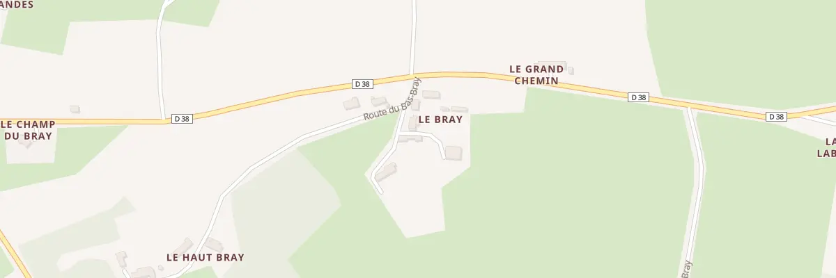Plan du 5178 Le Bas Bray à Tennie