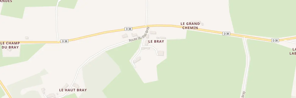 Plan du 5178 Le Bas Bray à Tennie
