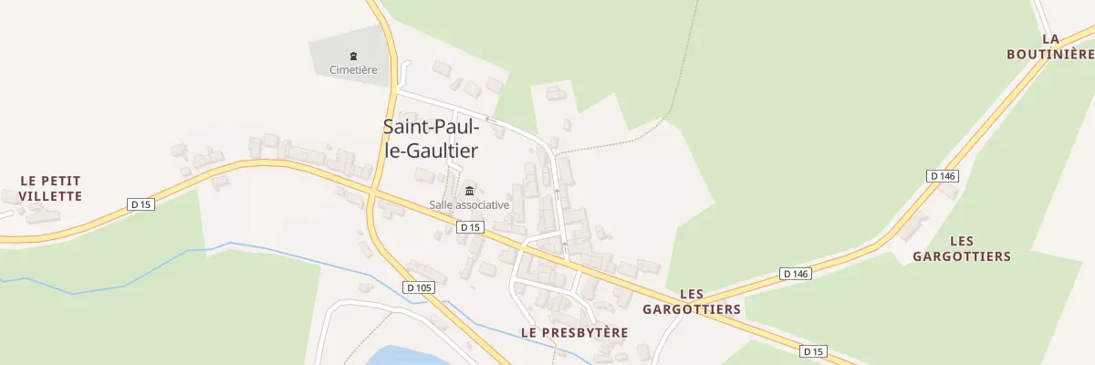 Plan du 3 Rue du Puits à Saint-Paul-le-Gaultier
