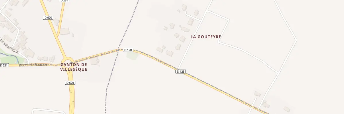 Plan du 3 La Gouteyre à Mérignas