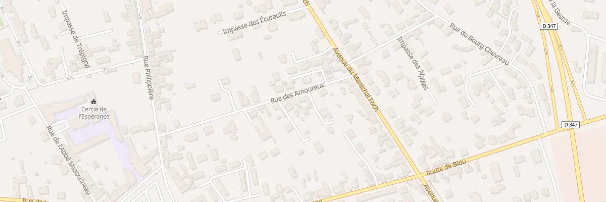 Plan du 27 Rue des Amoureux à Longué-Jumelles