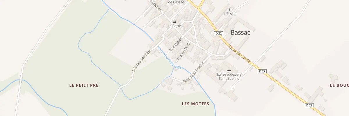 Plan du 8 Rue du Port à Bassac