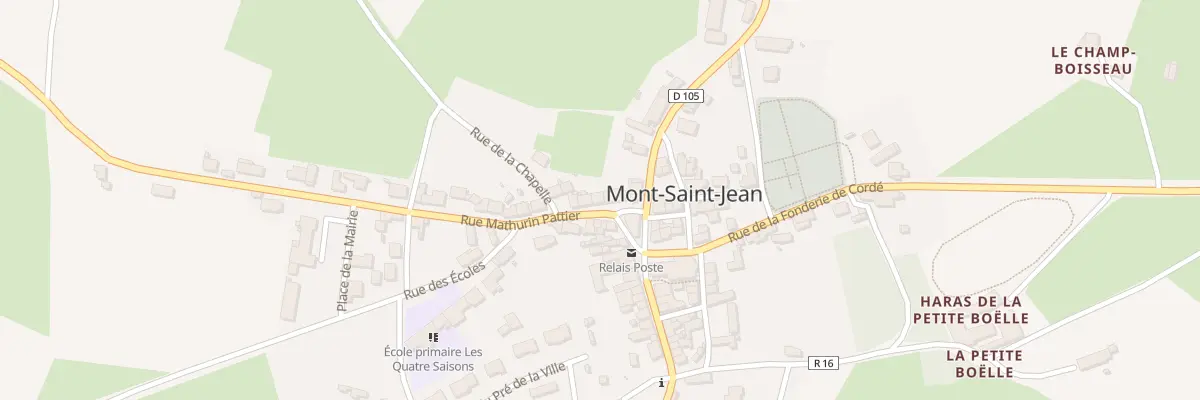 Plan du 6 Rue Mathurin Pattier à Mont-Saint-Jean