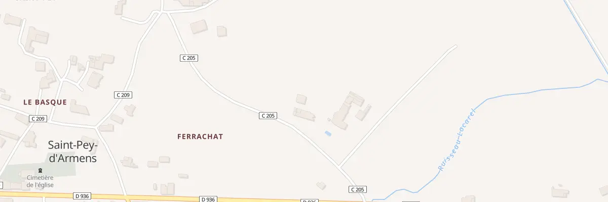Plan du 73 La Bonnelle à Saint-Pey-d’Armens