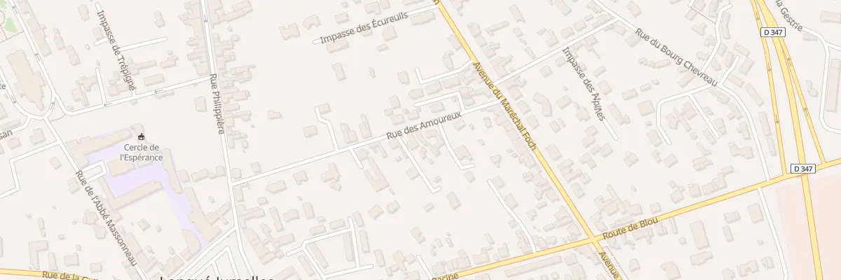 Plan du 3 Rue des Amoureux à Longué-Jumelles