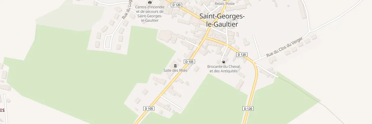 Plan du 20 Rue Sainte Anne à Saint-Georges-le-Gaultier