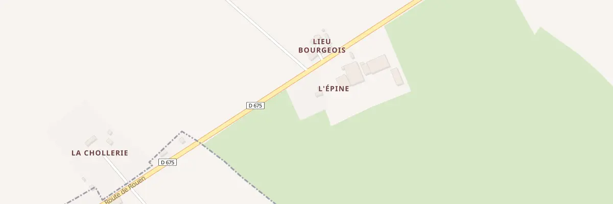Plan du 2245 Rte de l’Église à Goustranville
