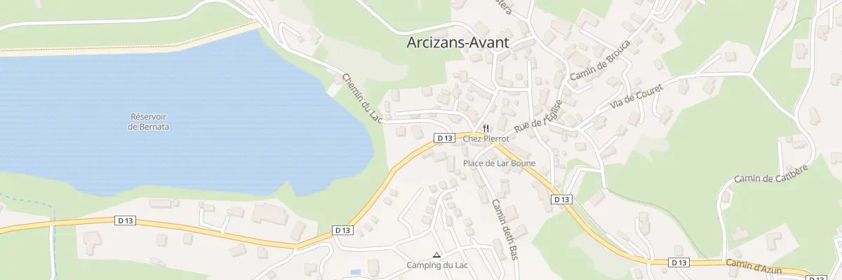 Plan du 34 Cami d’Azun à Arcizans-Avant