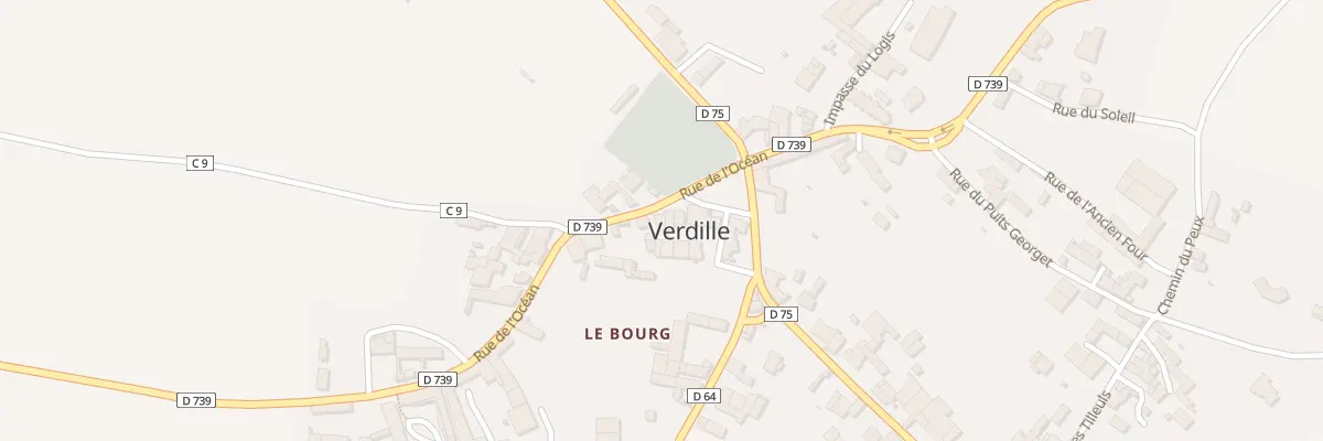 Plan du 5009 Le Bourg à Verdille