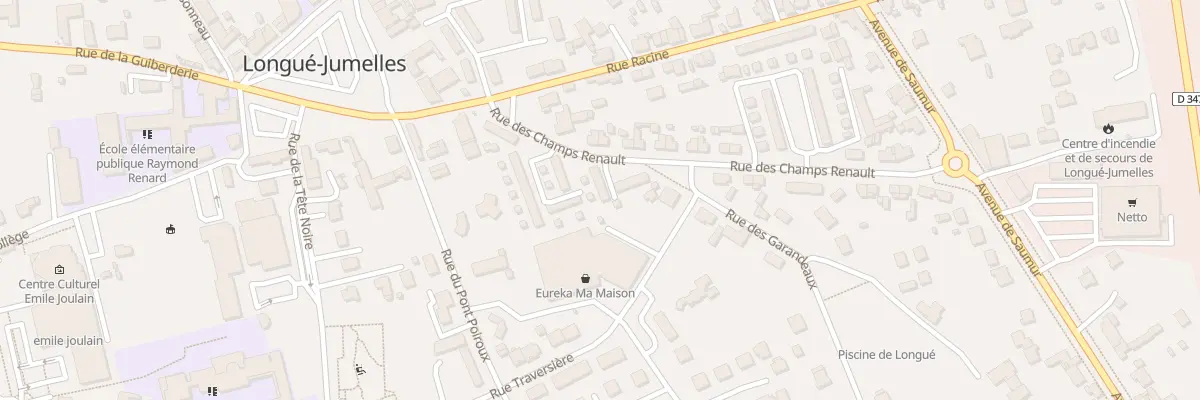 Plan du 48 Rue des Champs-Renault à Longué-Jumelles