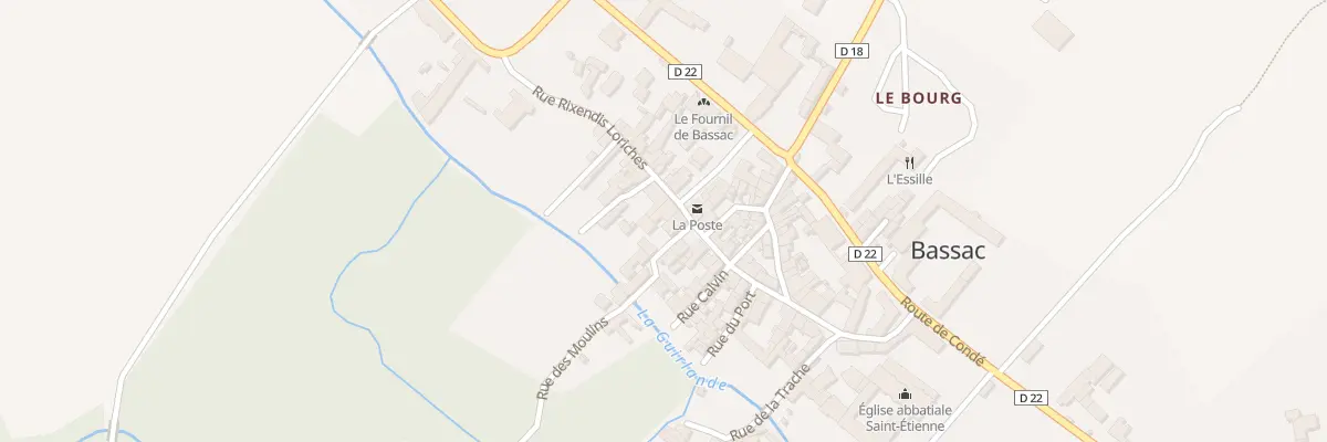 Plan du 17B Rue Rixendis Loriches à Bassac