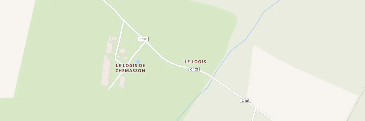 Plan du 1 Le Logis de Chemasson à Saint-Léonard-des-Bois