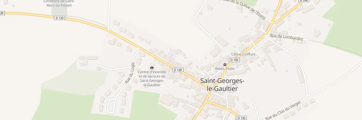 Plan du 20 Rue des Ardoisières à Saint-Georges-le-Gaultier