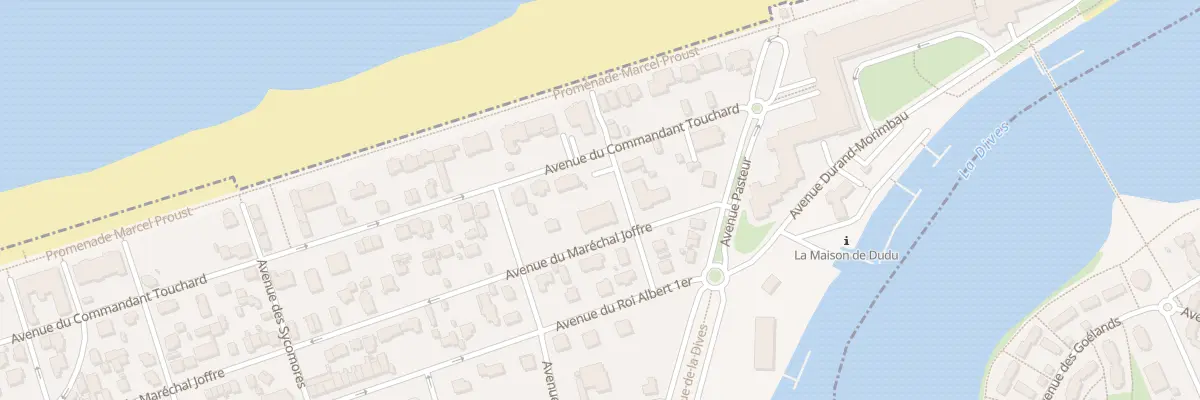 Plan du 4 Av des Algues Marines à Cabourg