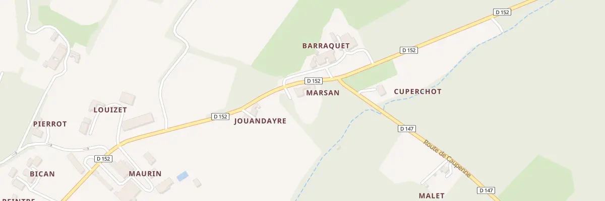 Plan du 700 Rte de Panjas à Laujuzan