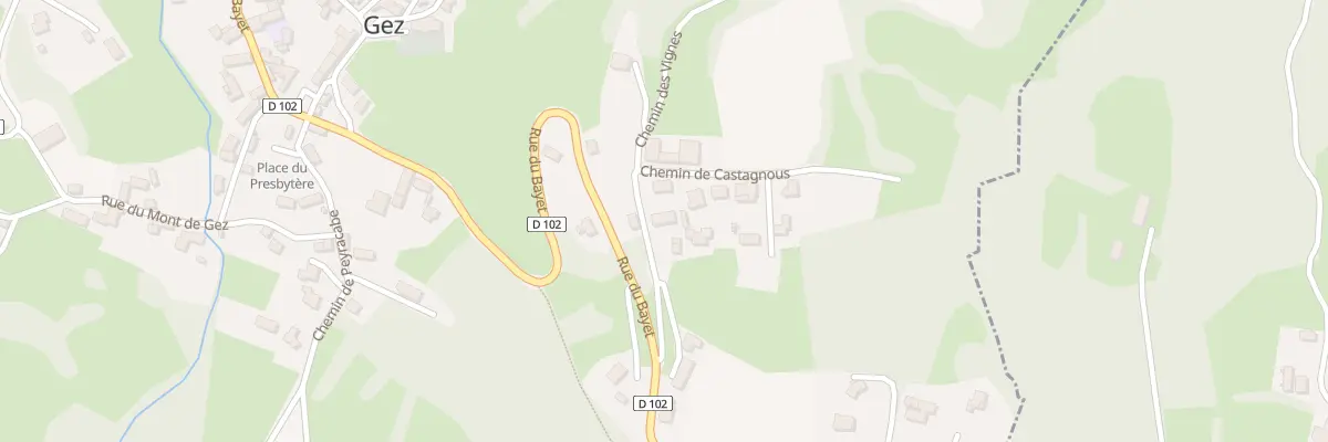 Plan du 78 Che des Vignes à Gez