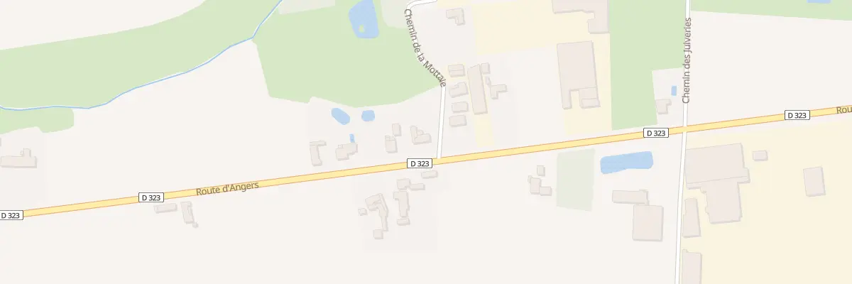Plan du 1234 Rte d’Angers à La Flèche