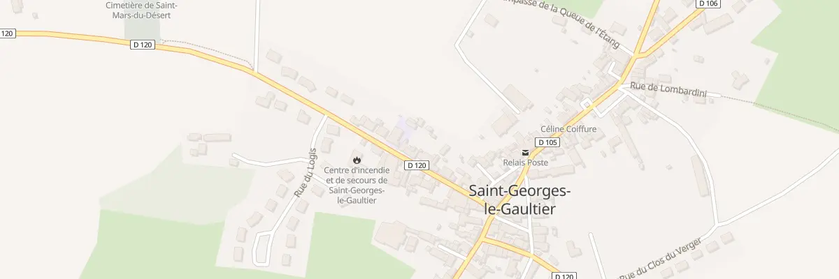 Plan du 22 Rue des Ardoisières à Saint-Georges-le-Gaultier