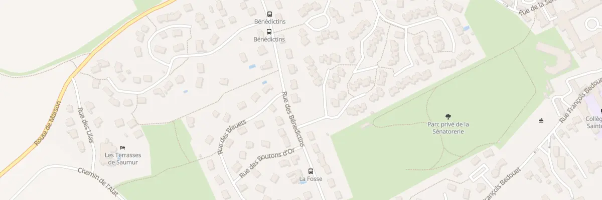 Plan du 19 Rue des Bénédictins à Saumur