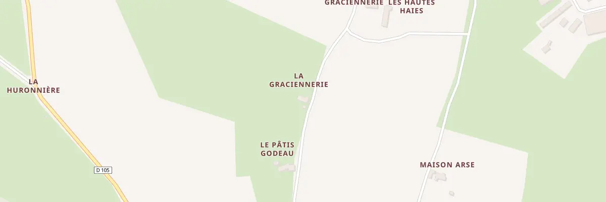Plan du 5099 La Graciennerie à Saint-Paul-le-Gaultier