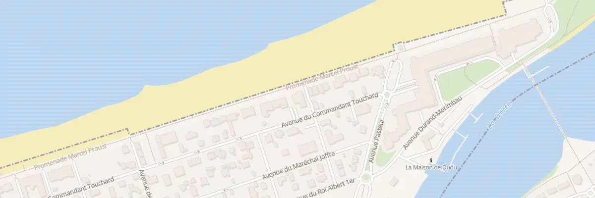 Plan du 53 Av du Commandant Touchard à Cabourg