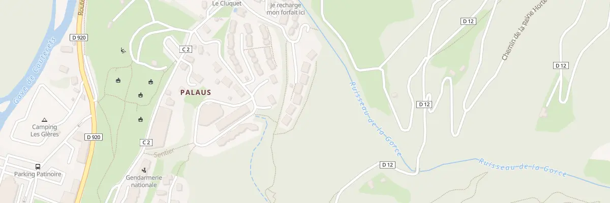 Plan du 2 Che du Lisey à Cauterets