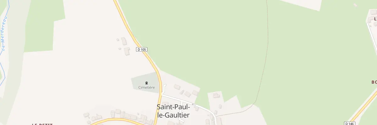 Plan du 12 Rue du Puits à Saint-Paul-le-Gaultier