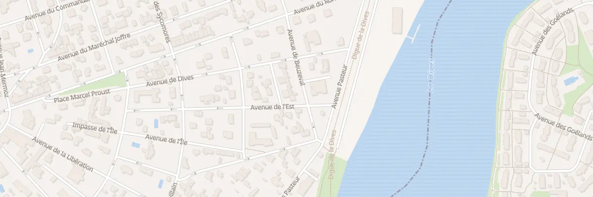 Plan du 5 Av de l’Est à Cabourg