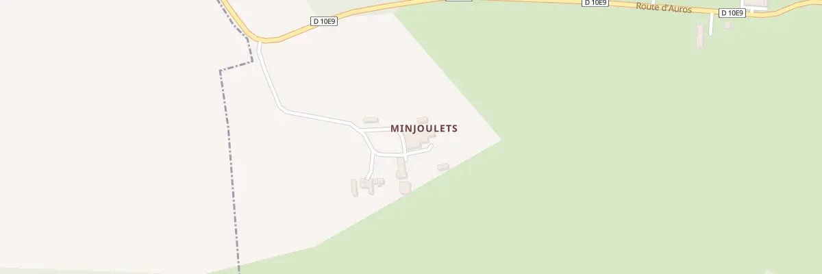 Plan du 287 Minjoulets à Berthez