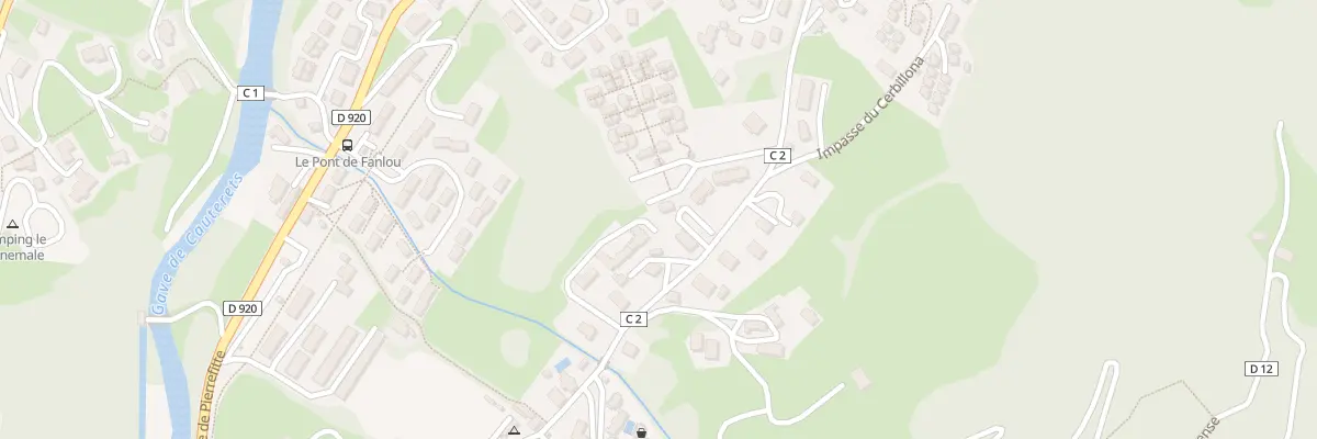 Plan du 13B Av du Docteur Domer à Cauterets