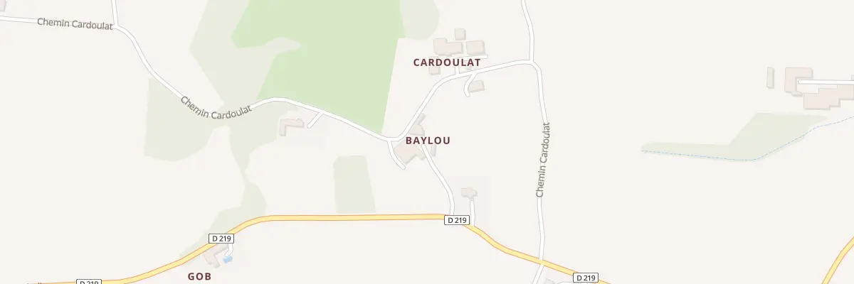 Plan du 3 Che Cardoulat à Arrosès
