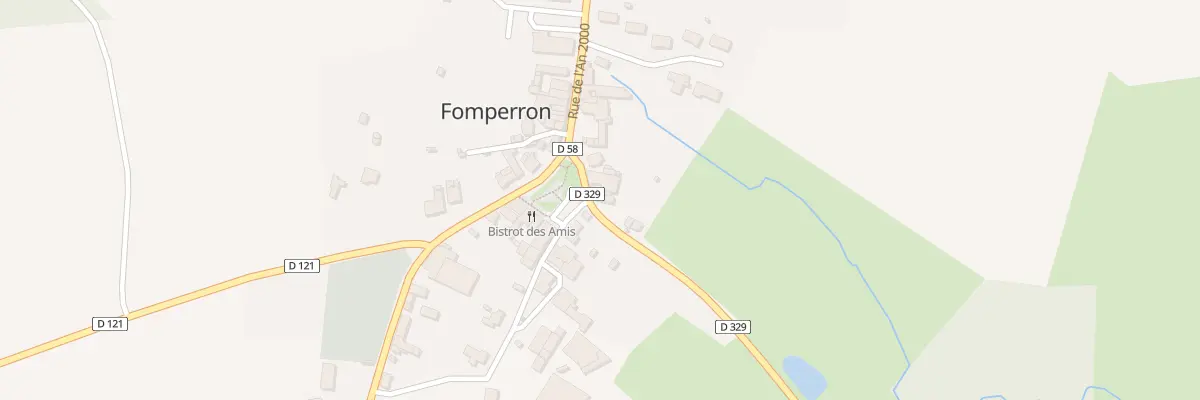 Plan du 3 Pl des Platanes à Fomperron