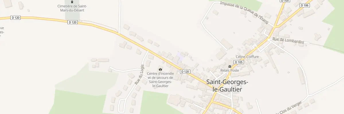 Plan du 30 Rue des Ardoisières à Saint-Georges-le-Gaultier