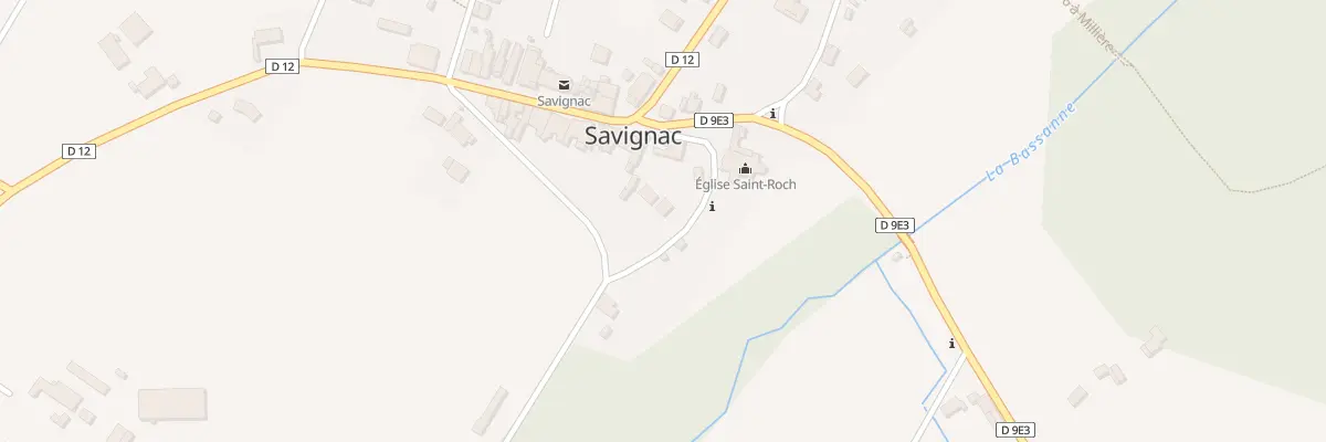 Plan du 60 Le Bourg à Savignac