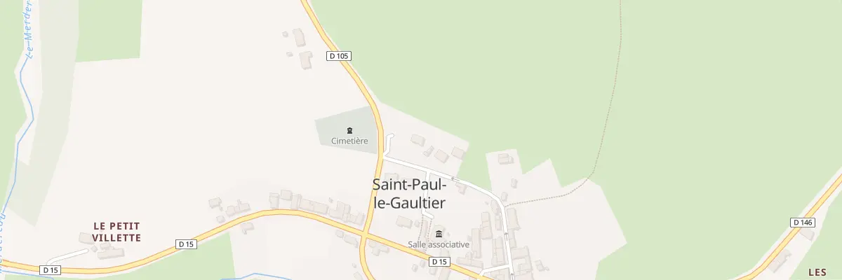 Plan du 18 Rue du Puits à Saint-Paul-le-Gaultier