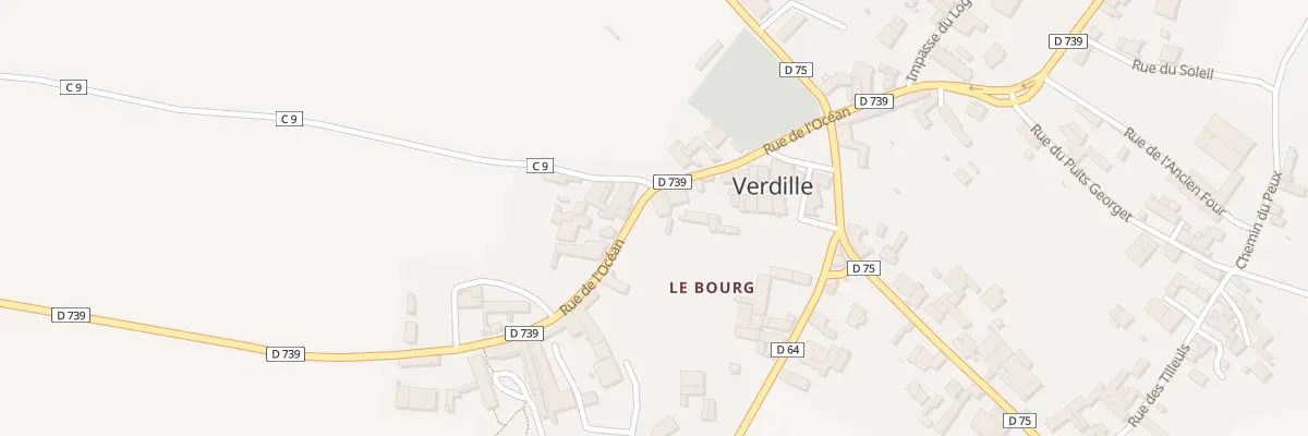 Plan du 5005 Le Bourg à Verdille